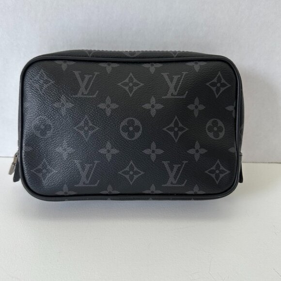 Louis Vuitton Monogram Eclipse Toilet Pouch Bag  (1004) - Picture 1 of 9